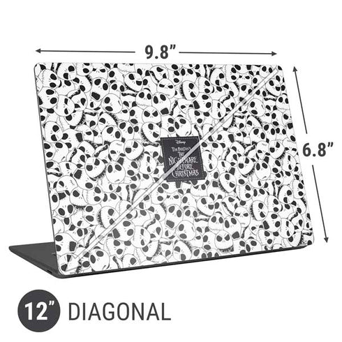 Disney The Nightmare Before Christmas Jack Skellington Pattern Universal Laptop 12in (9.8 x 6.8in) Skin